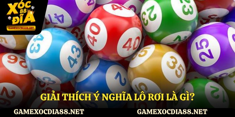 Giải thích ý nghĩa lô rơi là gì?