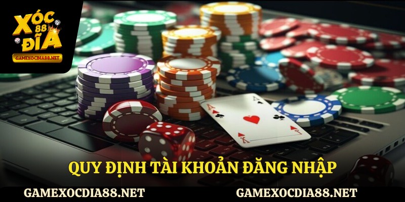 Quy định tài khoản đăng nhập